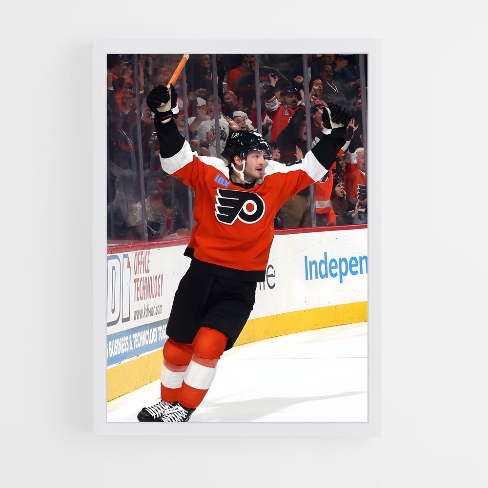 Poster Flyers en Duel – affiche Hockey sur glace (vue 3)